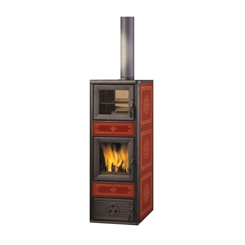 Печь-камин La nordica Nicoletta Forno Bordeaux
