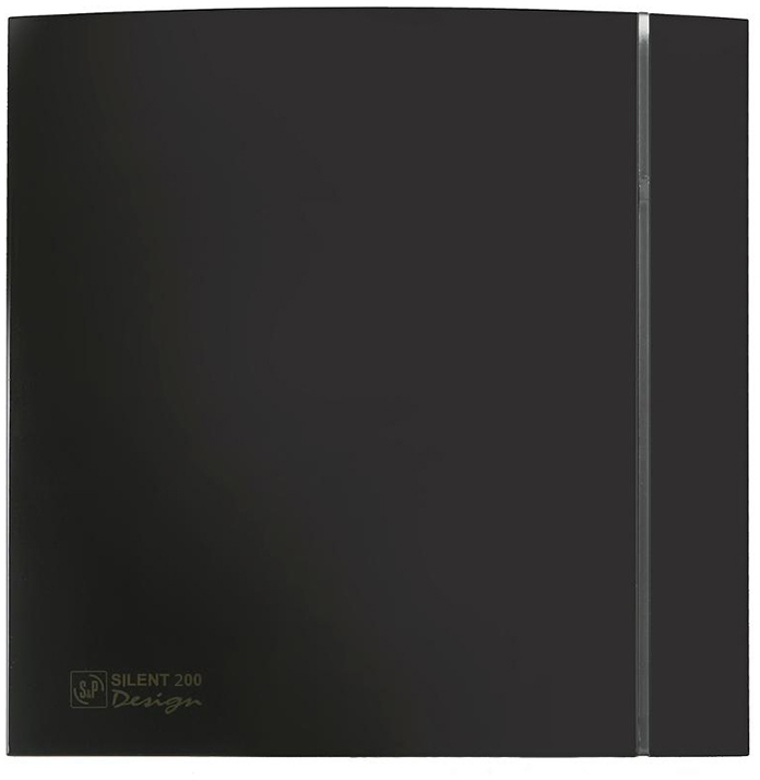 Вентилятор Soler Palau SILENT-200 CZ BLACK DESIGN-4C