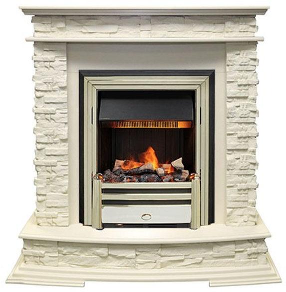 Портал Royal Flame Luzern сланец белый под классический очаг