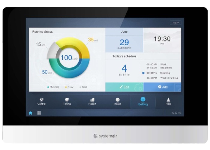 Контроллер Systemair SYS CWC IMS 10.1