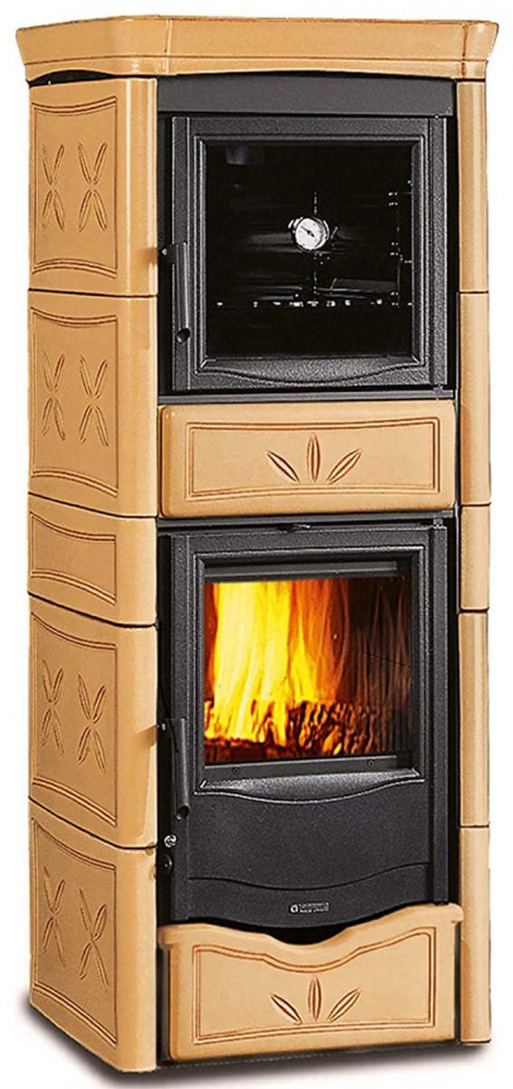 Печь-камин La nordica Termonicoletta Forno Cappuccino