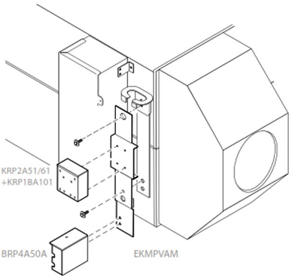 Крепежная пластина Daikin EKMPVAM