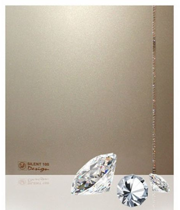 Вентилятор Soler Palau SILENT-100 CZ CHAMPAGNE DESIGN SWAROVSKI