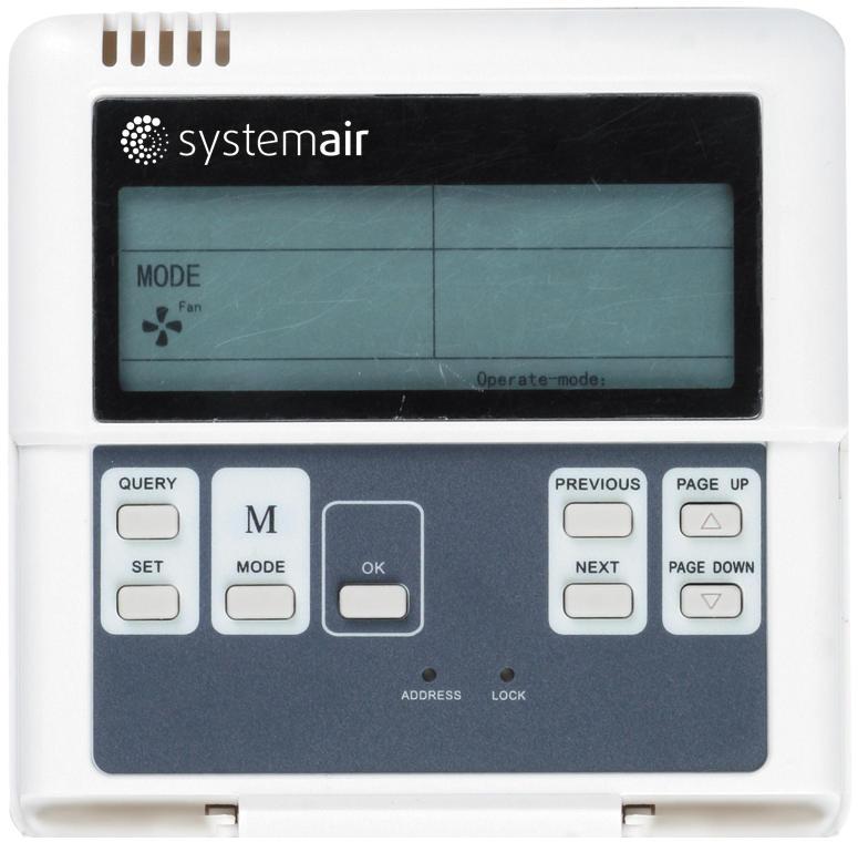 Пульт Systemair SYSCONTROL WC 12