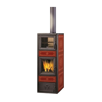 Печь-камин La nordica Nicoletta Forno Bordeaux