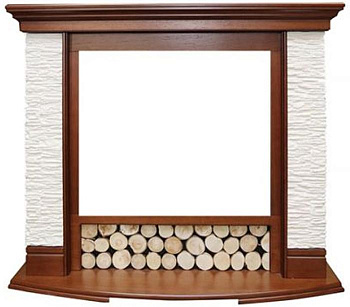 Портал Royal Flame Country сланец мелкий белый под очаги Jupiter FX New/Dioramic 28