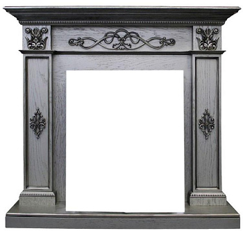Портал Royal Flame Derby old silver под классический очаг