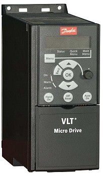 Частотный преобразователь Danfoss VLT Micro Drive FC 51 2,2 кВт (200-240, 1 фаза) 132F0007