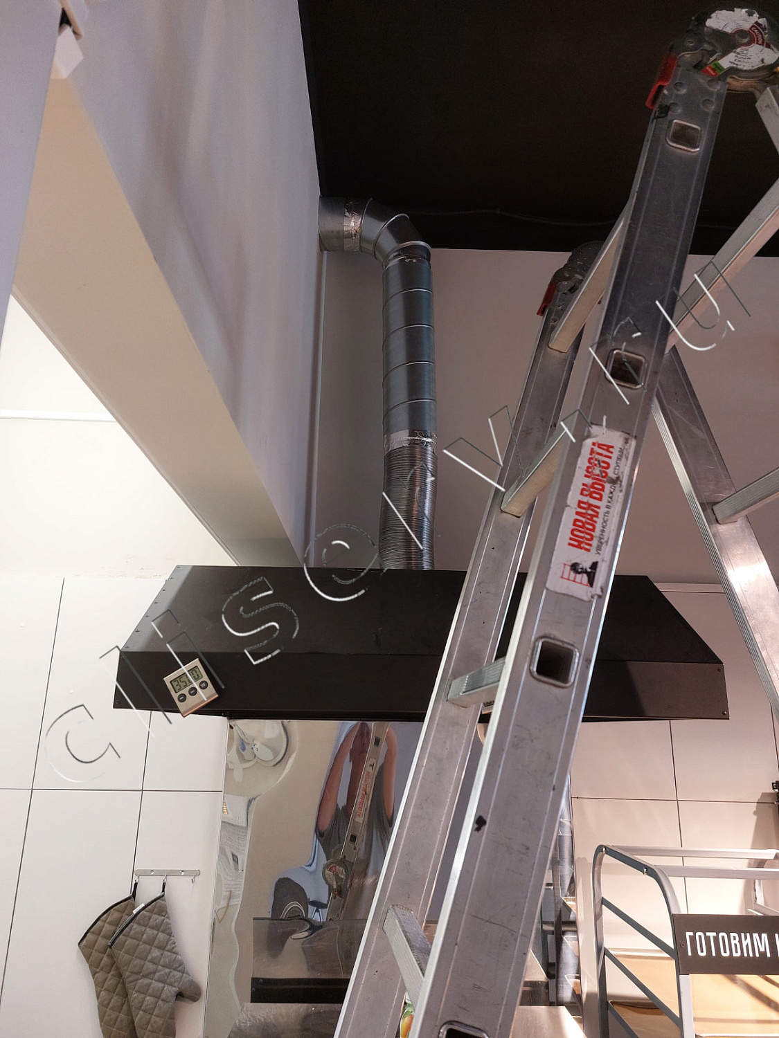 Пекарня Буханка, ул. Чоботовская, 2к1: монтаж кондиционирования и вентиляции