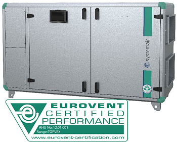 Приточно-вытяжная установка Systemair Topvex SX/C04 HWL-R-CAV-S
