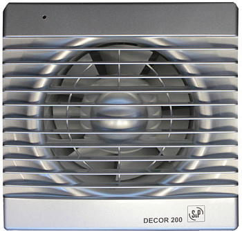 Вентилятор Soler Palau DECOR-200 C SILVER Вентилятор Soler Palau DECOR-200 C SILVER