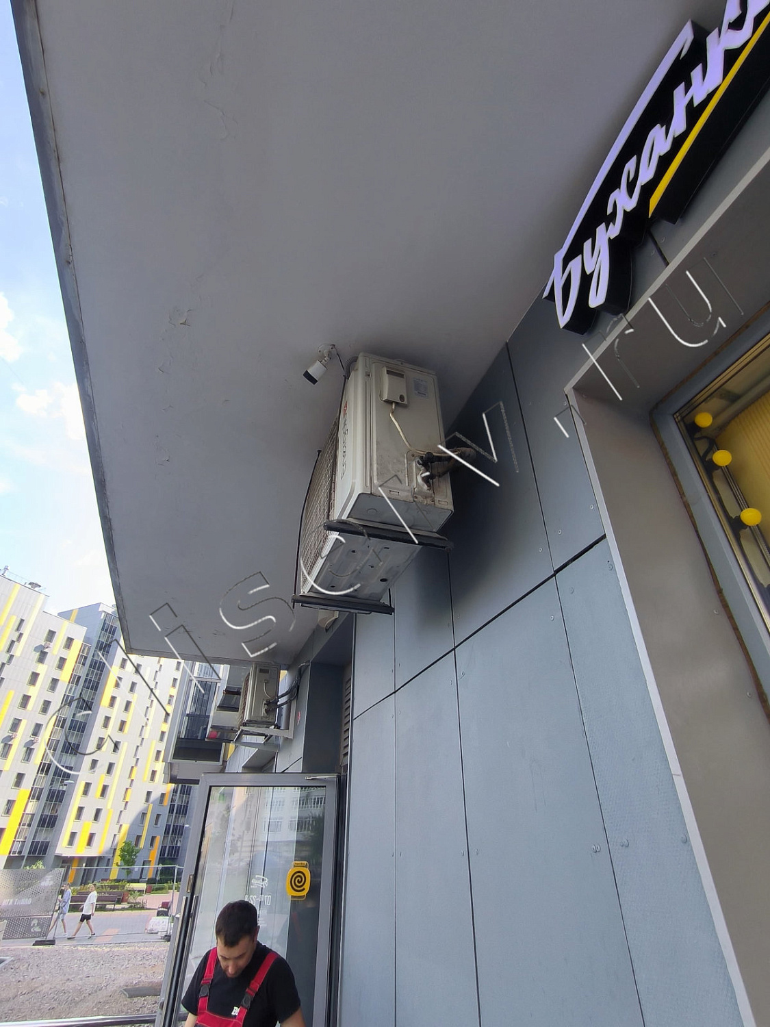 Пекарня Буханка, Проспект Вернадского, 54: монтаж кондиционирования