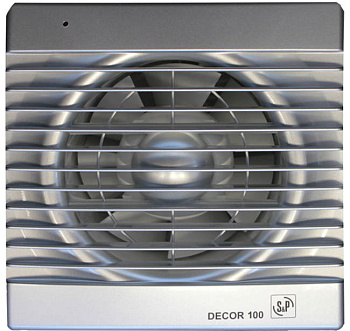 Вентилятор Soler Palau DECOR-100 C SILVER