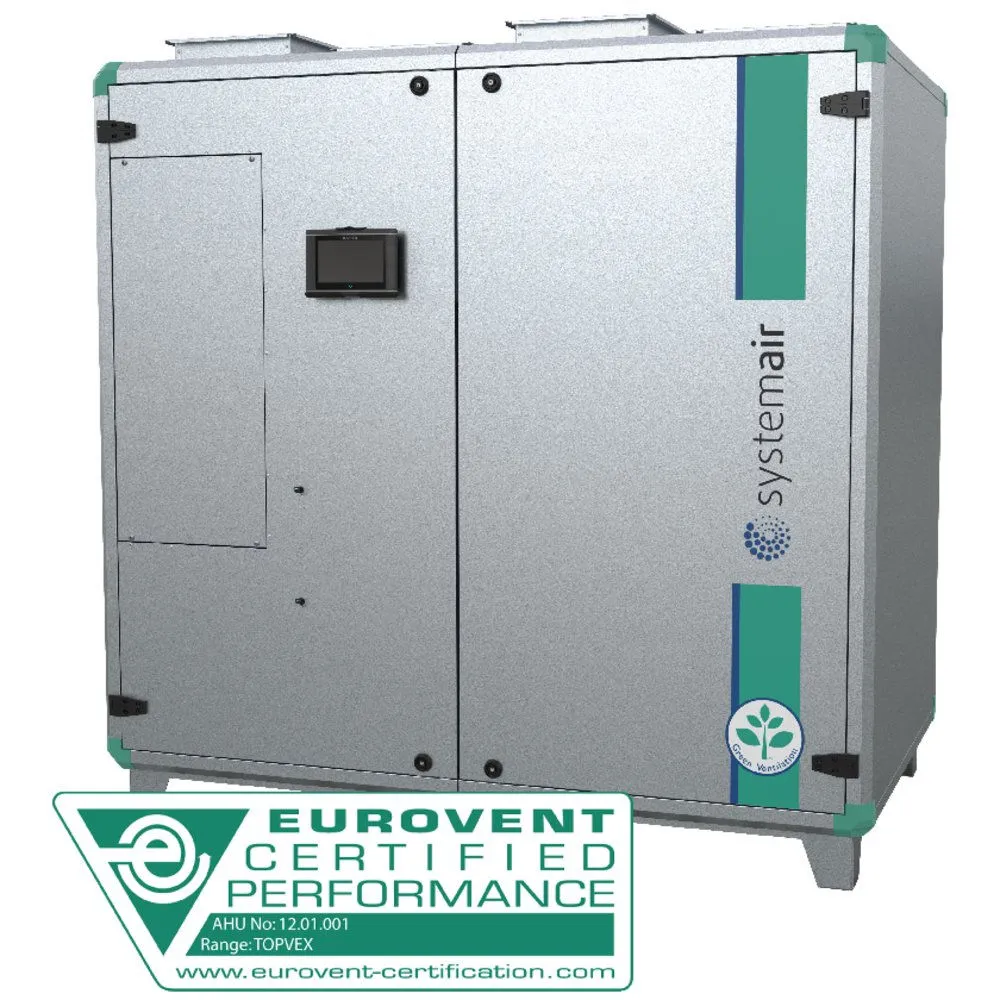 Приточно-вытяжная установка Systemair Topvex TR15 EL-R-CAV