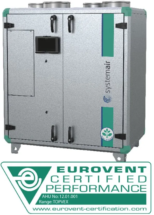 Приточно-вытяжная установка Systemair Topvex TR04 HWH-R-CAV